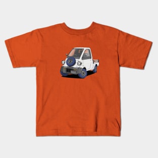 Daihatsu Midget 2 white kei car mini truck Kids T-Shirt